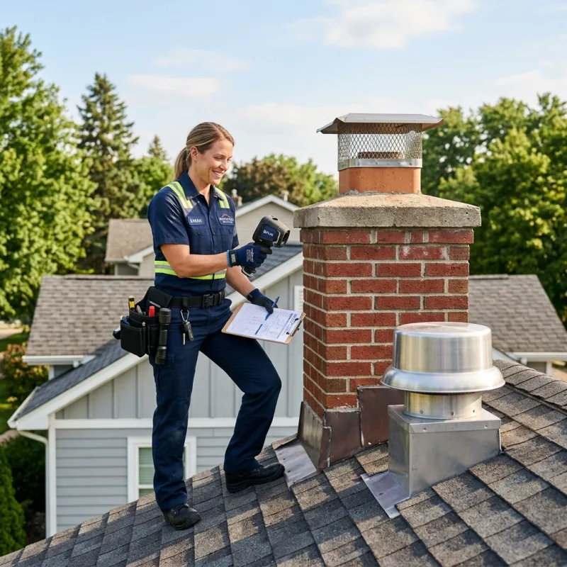 Technician removing a deceased bird from an indoor space in Greensborough